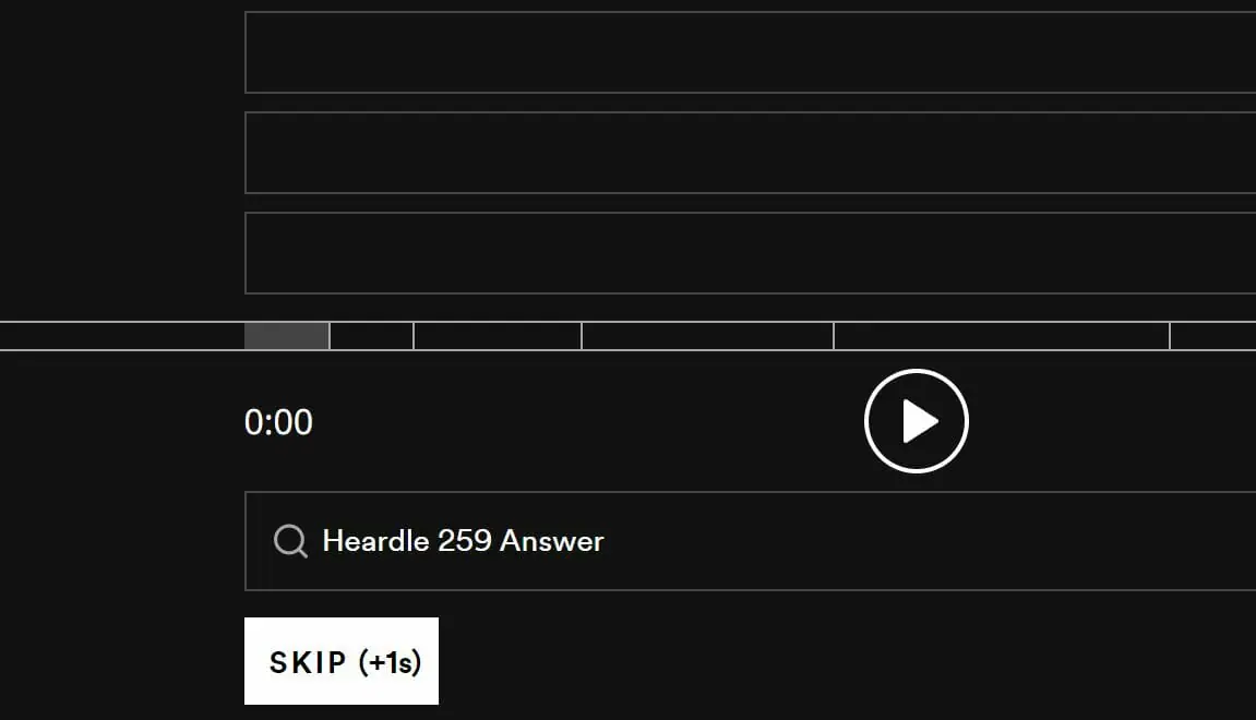 Daily Heardle - 10th November 2022