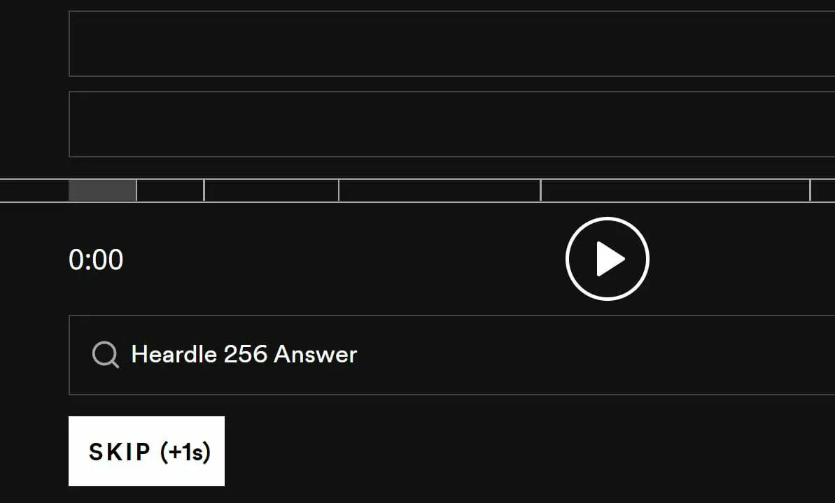 Daily Heardle - 7th November 2022