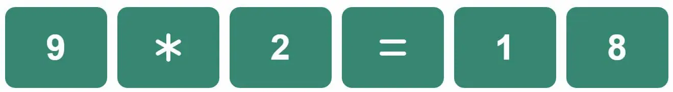 Daily Mini Bi-Nerdle Answer 1 - 15th November 2022