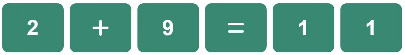 Daily Mini Bi-Nerdle Answer 1 - 22nd November 2022