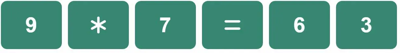 Daily Mini Bi-Nerdle Answer 1 - 26th November 2022