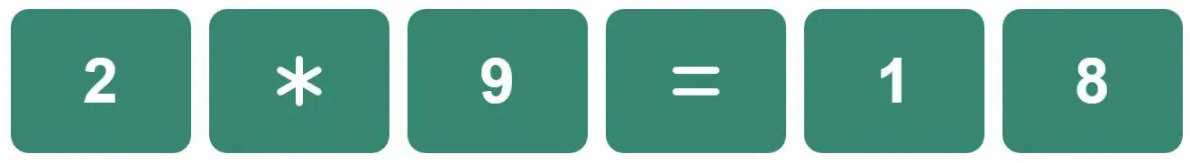 Daily Mini Bi-Nerdle Answer 1 - 3rd November 2022