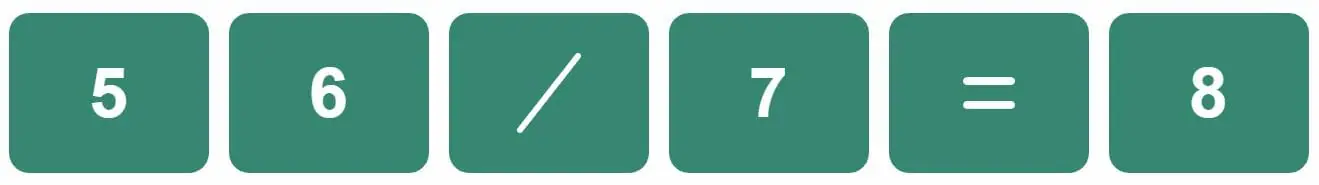 Daily Mini Bi-Nerdle Answer 1 - 6th November 2022