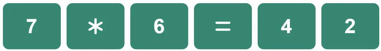 Daily Mini Bi-Nerdle Answer 1 - 9th November 2022