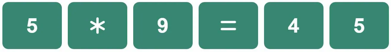 Daily Mini Bi-Nerdle Answer 2 - 16th November 2022