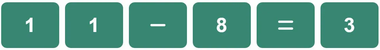 Daily Mini Bi-Nerdle Answer 2 - 26th November 2022