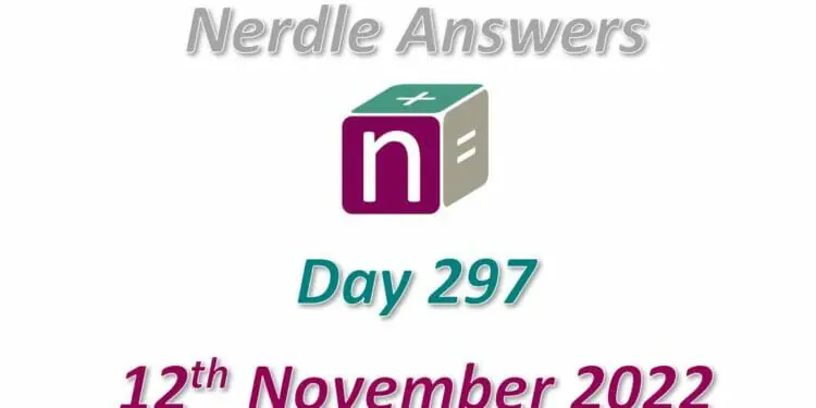 Daily Nerdle 297 Answers - November 12th, 2022