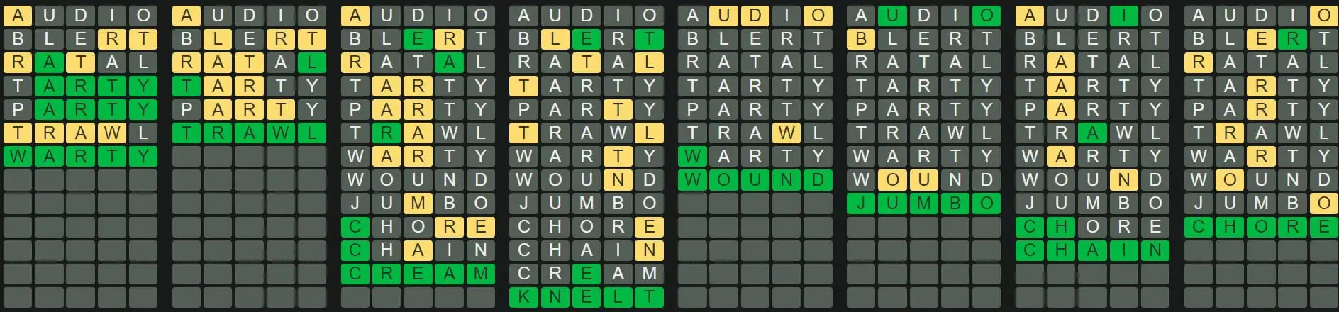 Daily Octordle 293 Answer - November 13th 2022