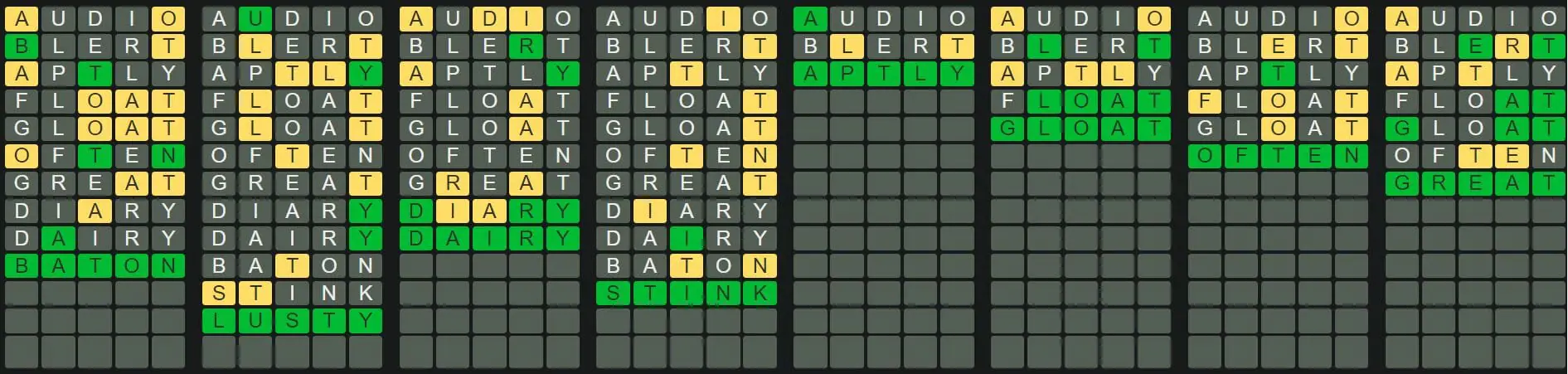 Daily Octordle 305 Answer - November 25th 2022