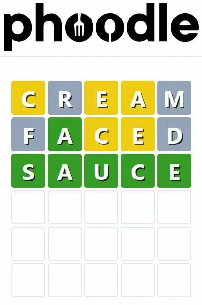 Daily Phoodle Answer 199 - 23rd November 2022