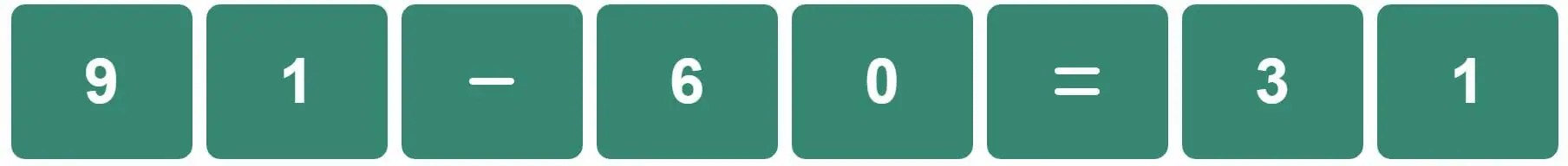 Daily Speed Nerdle Answer - 30th November 2022