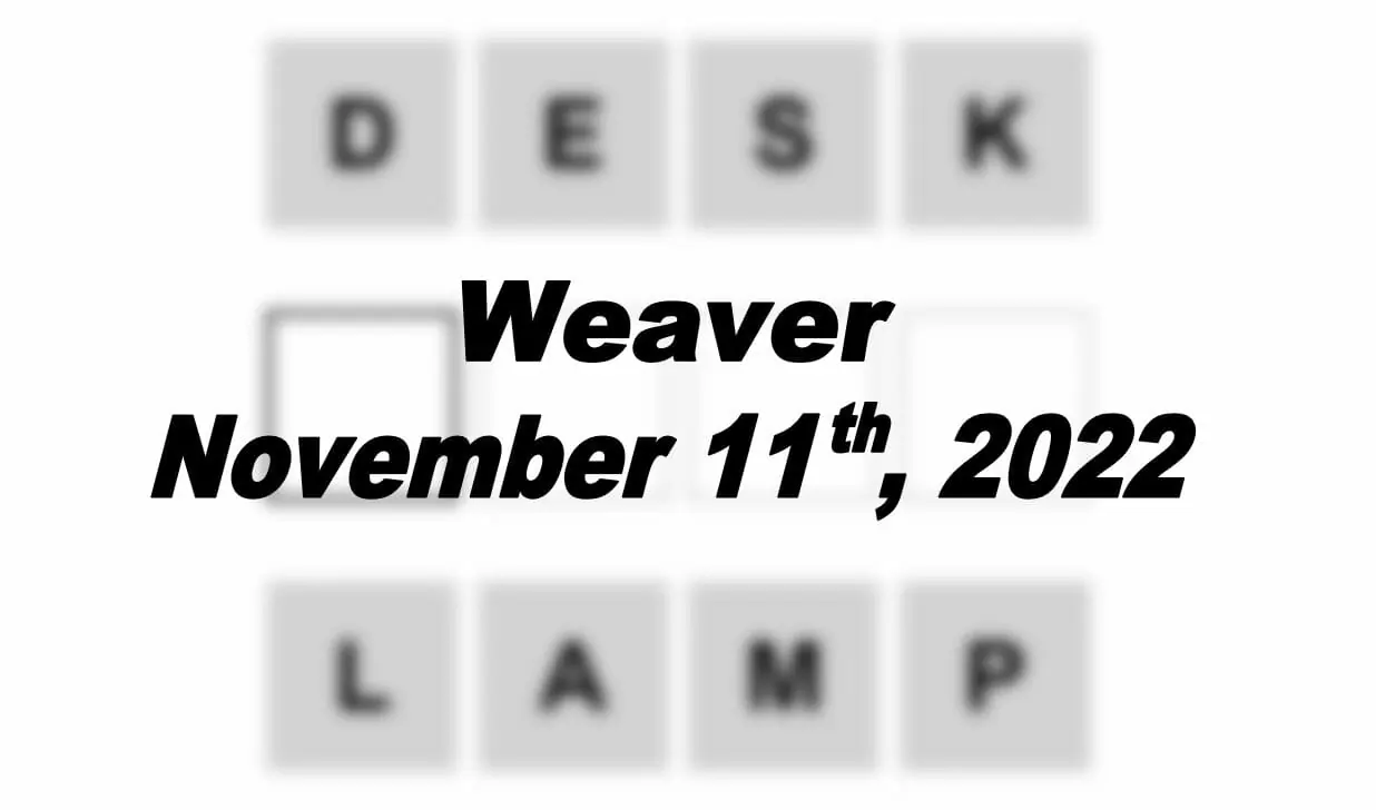 Daily Weaver - 11th November 2022