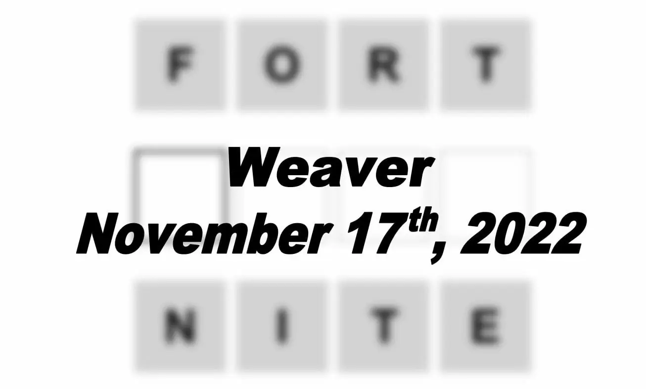 Daily Weaver - 17th November 2022