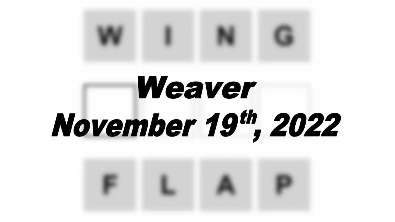 Daily Weaver - 19th November 2022