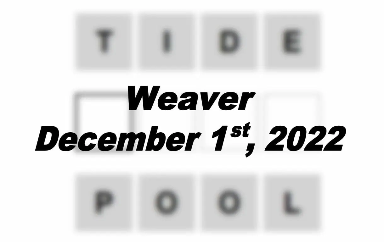 Daily Weaver - 1st December 2022