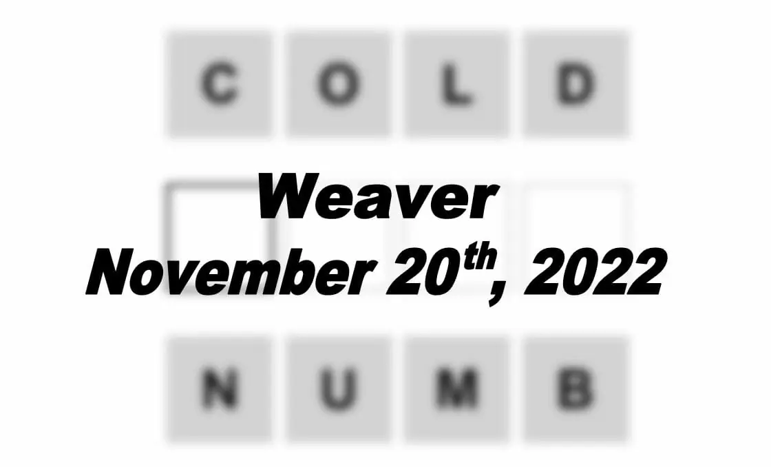 Daily Weaver - 20th November 2022