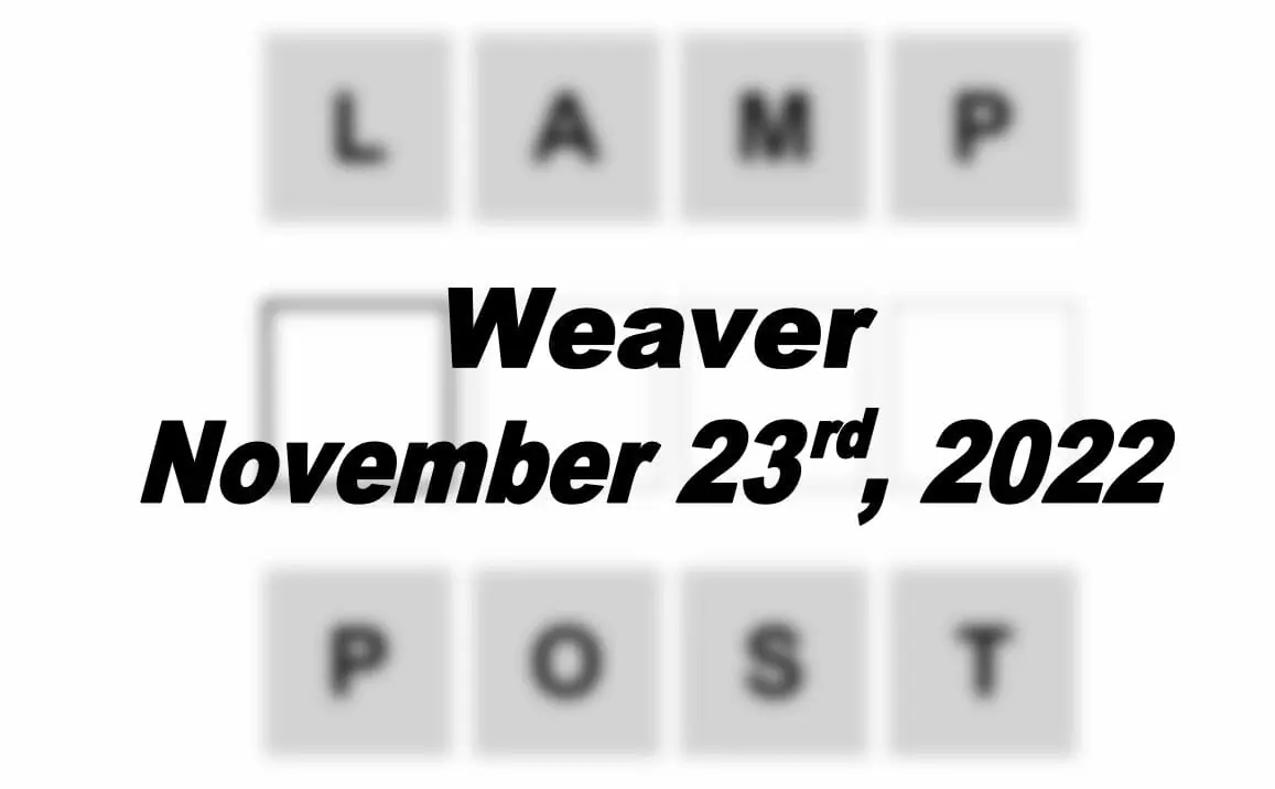 Daily Weaver - 23rd November 2022