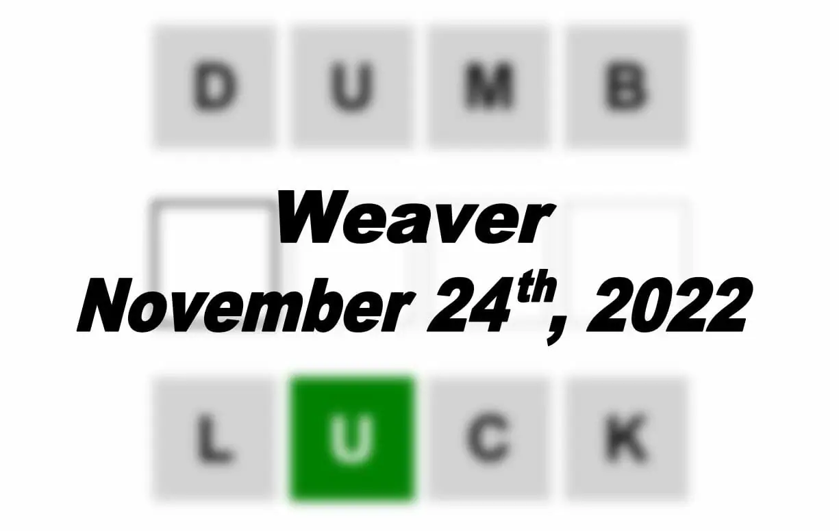 Daily Weaver - 24th November 2022