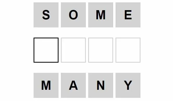 Daily Weaver Puzzle - 29th November 2022