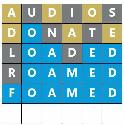 Daily Word Hurdle #579 Morning Answer - 3rd November 2022