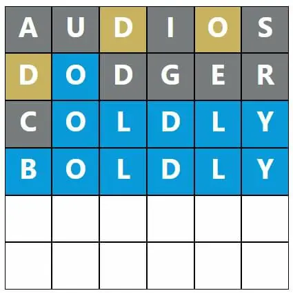 Daily Word Hurdle #590 Afternoon Answer - 8th November 2022