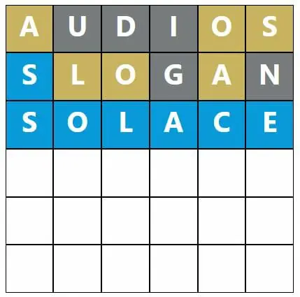 Daily Word Hurdle #591 Morning Answer - 9th November 2022