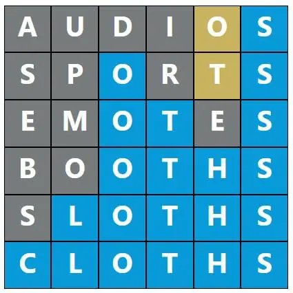 Daily Word Hurdle #605 Morning Answer - 16th November 2022
