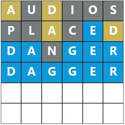 Daily Word Hurdle #623 Morning Answer - 25th November 2022