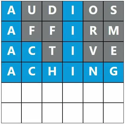Daily Word Hurdle #628 Afternoon Answer - 27th November 2022