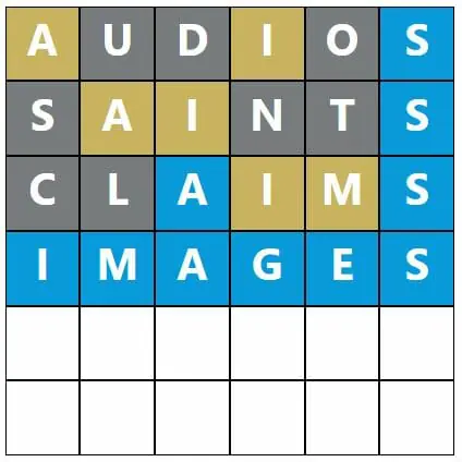 Daily Word Hurdle #630 Afternoon Answer - 28th November 2022
