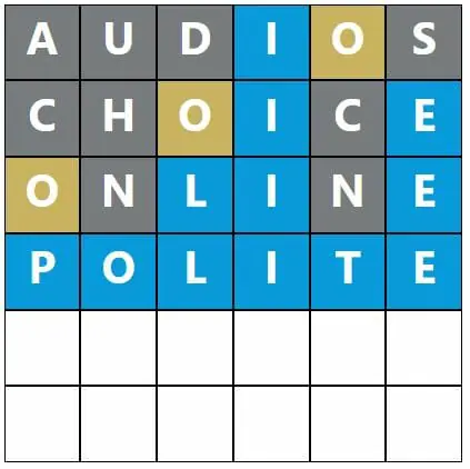 Daily Word Hurdle #633 Morning Answer - 30th November 2022