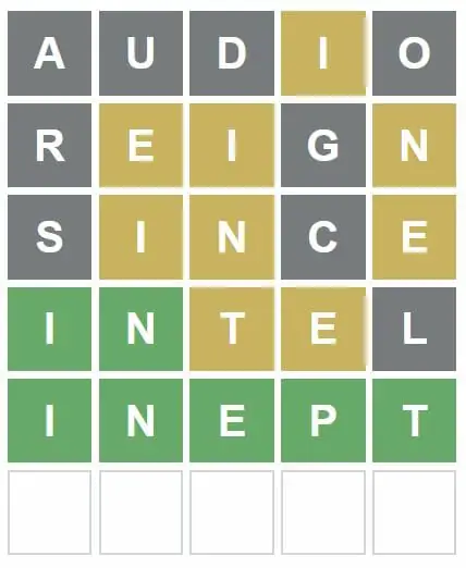 Daily Wordle 501 Answer - November 2nd 2022