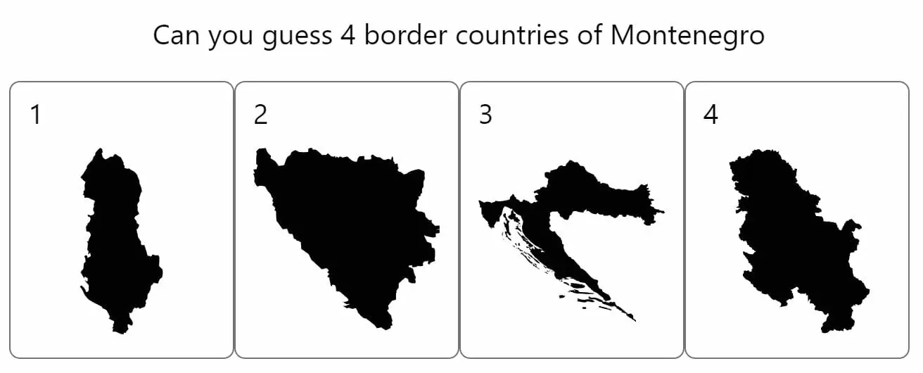 Daily Worldle 285 Country Border Bonus Question - November 2nd 2022