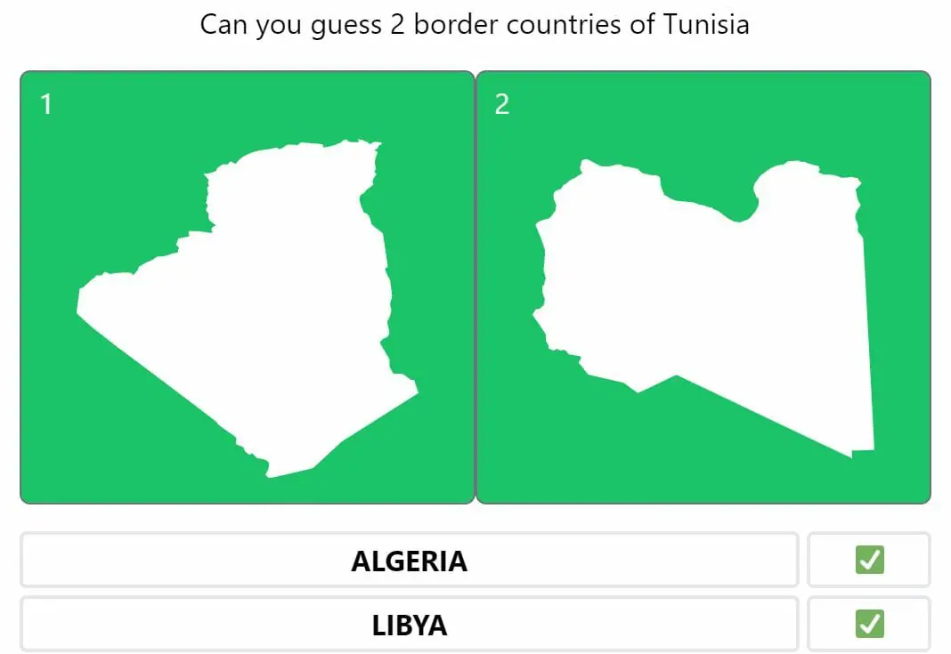 Daily Worldle 286 Bonus Border Countries Answer - November 3rd 2022