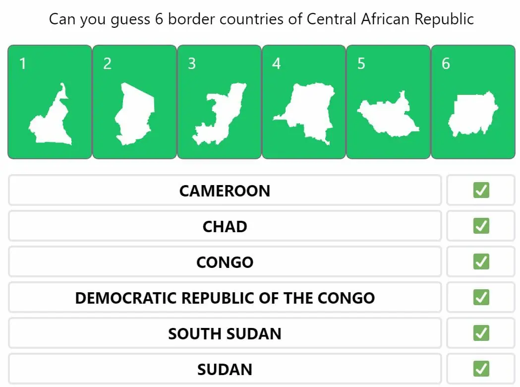Daily Worldle 288 Country Border Bonus Answer - November 5th 2022