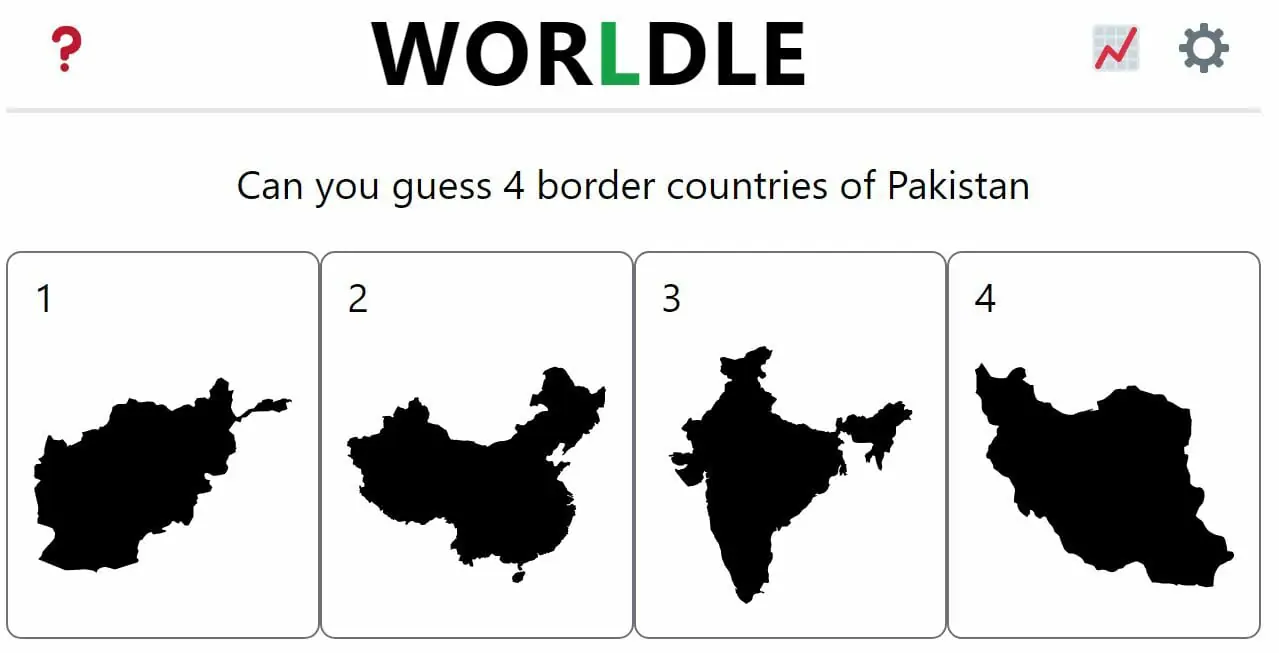 Daily Worldle 306 Bonus Neighbouring Countries - November 23rd 2022