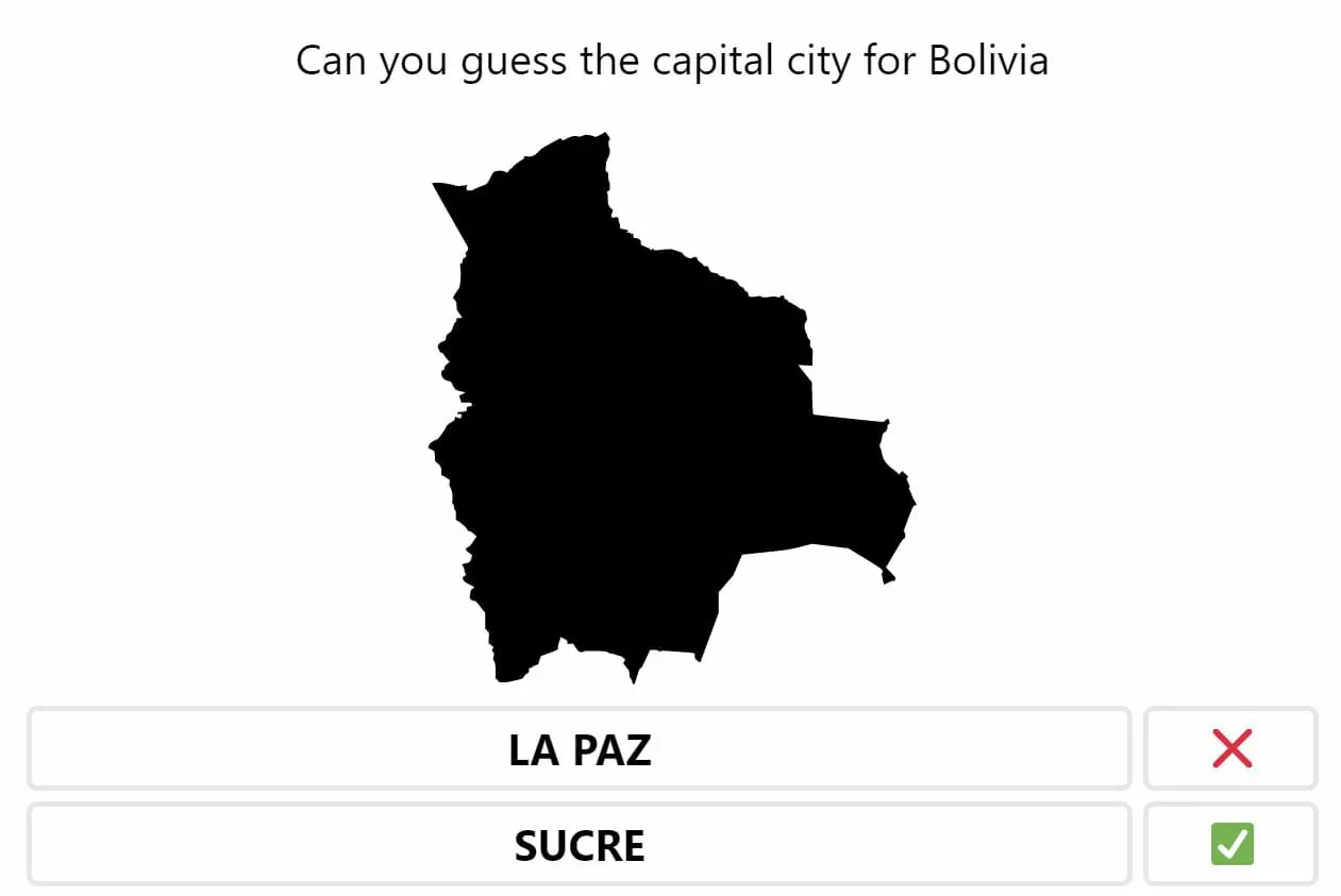 Daily Worldle 307 Country Bonus Capital - November 24th 2022