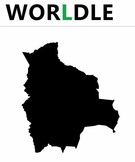 Daily Worldle 307 Country - November 24th 2022
