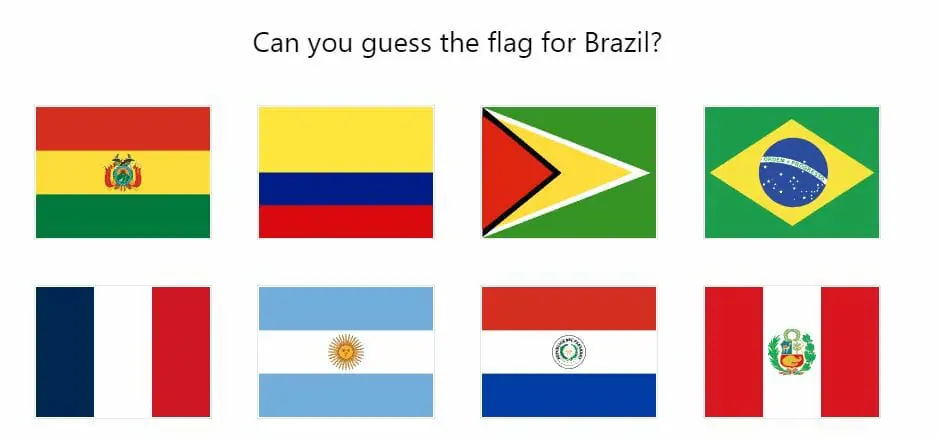 Daily Worldle 309 Bonus Flag Question - November 26th 2022