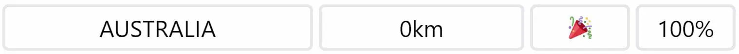 Daily Worldle 310 Country Answer - November 27th 2022