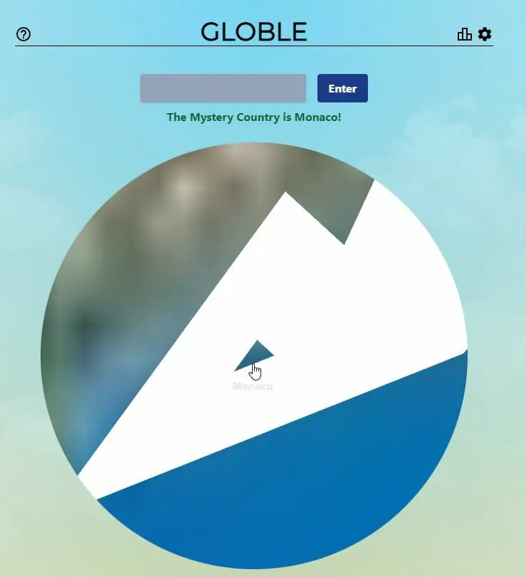 Globle Answer - 20th November 2022