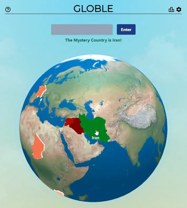 Globle Answer - 26th November 2022