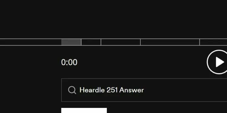 Heardle 2 November Answer and Hints Today 251