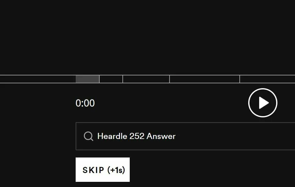 Heardle 3 November Answer and Hints Today 252