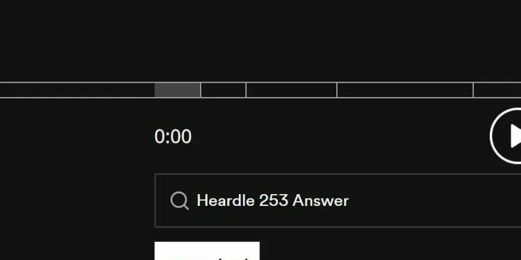 Heardle 4 November Answer and Hints Today 253