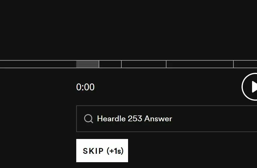 Heardle 4 November Answer and Hints Today 253