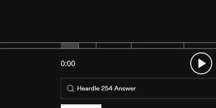 Heardle 5 November Answer and Hints Today 254