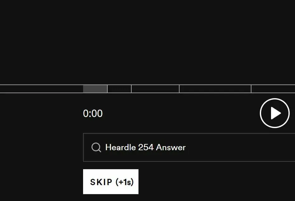 Heardle 5 November Answer and Hints Today 254