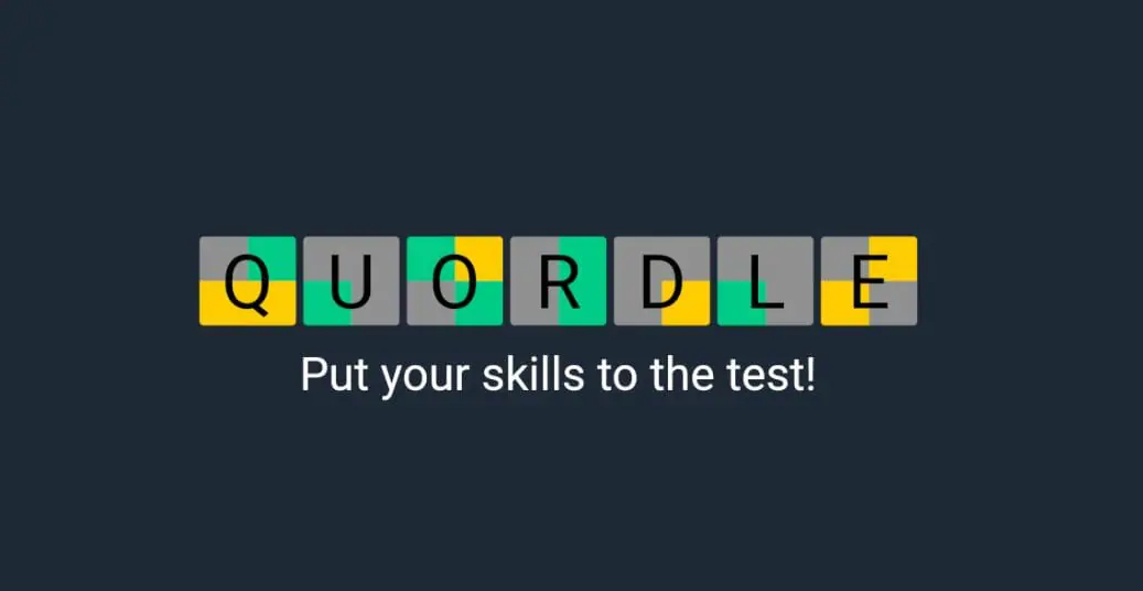 Quordle 4 November Answers and Hints Today 284