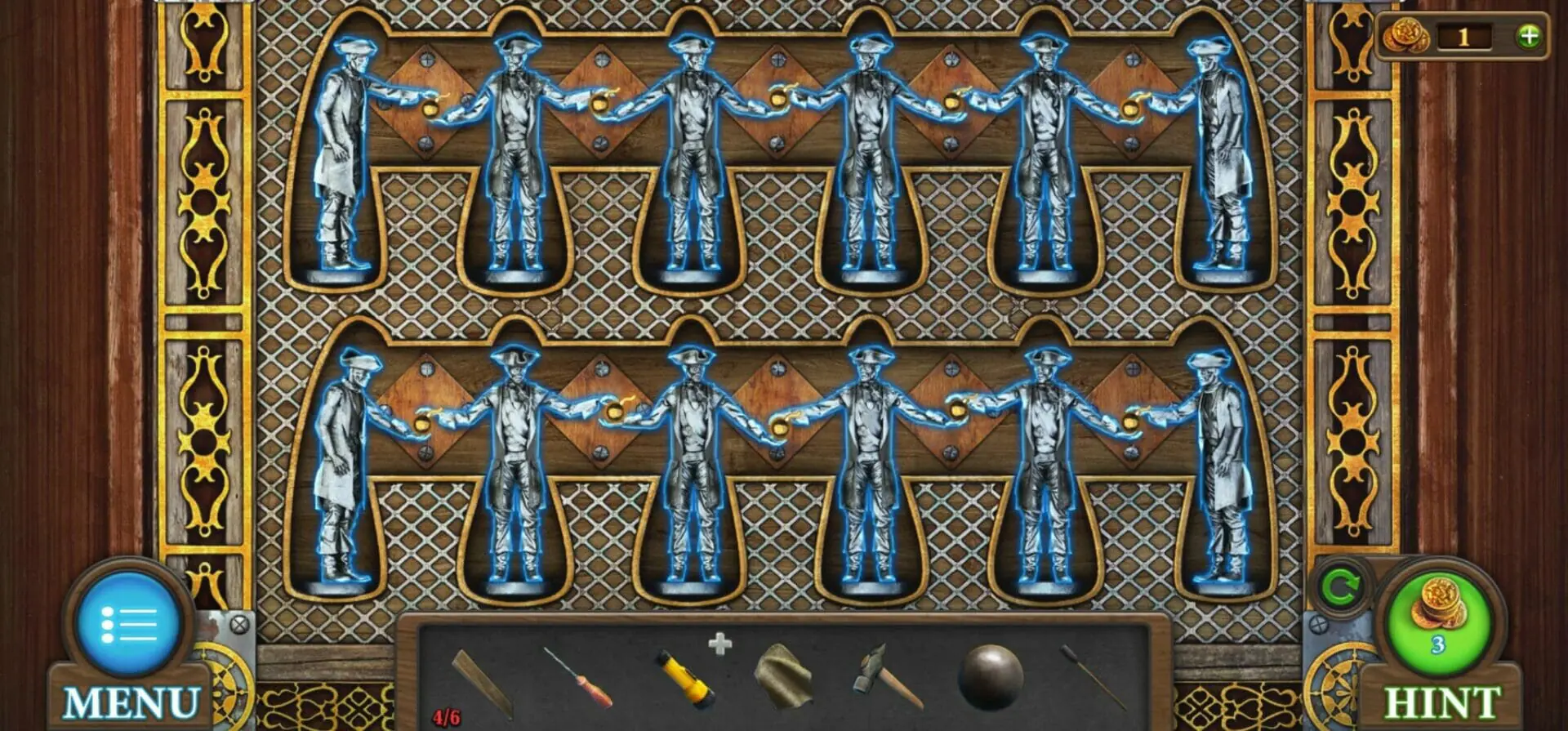 Tricky Doors Level 6 Figures Puzzle Completed
